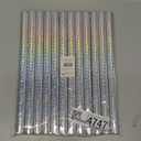 12 Pack Gender Reveal Confetti Wands, Flutter Sticks with Pink and Blue Confetti Strips