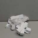 Jetec 16 Pcs Plastic Over The Door Clothes Hooks Bulk 4.72 Inch Long White Clothing Hanger Hooks Over The Door Hanging Hanger for Home Kitchen Bedroom Decoration (4.72 Long)