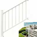 Deck Railing Kit for Deck, Porch, Patio & Balcony(White-Stair, 4FT)