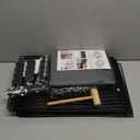 12 Panels Small Animal Playpen, 48" x 24" x 16" Pet Playpen with Waterproof Mat, C&C Cage for Guinea Pigs, Puppy Play Pen, Bunny Playpen, Indoor Outdoor Portable Metal Wire Yard Fence