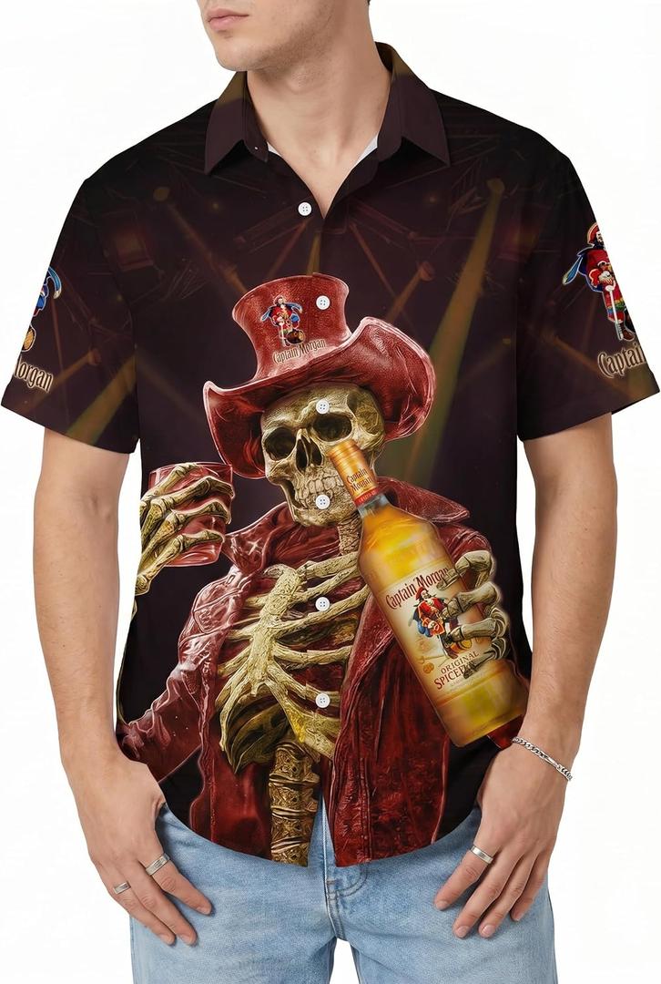 Crown Fan Hawaiian Shirts for Men and Women, Tropical Summer Beach Shirt, Crown Lovers Button Shirt, Holiday Shirt, XL