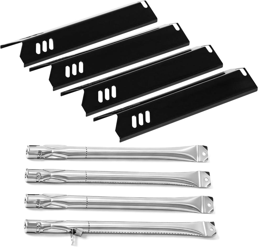 GR2215120-OG-00 Grill Replacement Parts for Outdoor Gourmet 4 Burner GR2215101-OG-00, FSOGBG1106 Gas Grill, 15" Heat Plates & Grill Burner for Dyna-Glo DGF493BNP, DGB494SPB, DGF510SBP and More Models