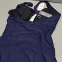 baleaf Women's Athletic Training Adjustable Strap One Piece Swimsuit, Large, Navy 