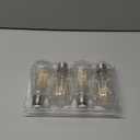 Vintage LED Edison Bulbs, 6W, Equivalent 60W, Dimmable, High Brightness Warm White 2700K, ST58 Antique LED Filament Bulbs with 90+ CRI, E26 Standard Base Light Bulbs, Clear Glass, Pack of 4