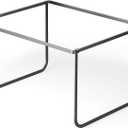 Legal and Letter Size Hanging File Folder Frame,Hanging File Folder Holder for Desktop Organizer,Metal Rack for Filing Cabinet and File Drawer,12.4 Wide x 15.3 Long x 9.4" Height,Black