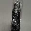 Shower Curtain Hooks Rings, Rustproof Metal Shower Curtain Rings for Bathroom Shower Rods Curtains - Set of 12, Matte Black