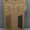 Fits 14x30 Duct Opening | Steel Return Air Filter Grille by Handua [Removable Door] | Vent Cover Grill | White | HVAC Cold Air Intake Grille | Out Dim: 16 5/8"W X 32 5/8"H