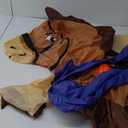 Stegosaurus Inflatable Costume Adult Ride On Horse Costumes Cowboy Air Blow Up Funny Riding Horse Suit for Men Women Halloween