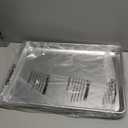 Commercial Quality Baking Sheet Pan Set, Natural Aluminum Cookie Sheet, Umite Chef Warp Resistant Baker's Half Sheet Pan, Large Thick Cookie Tray Pans for Baking, Roasting(2 Pack, 18X13In)