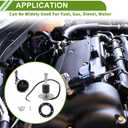 100mm Length Fuel Sending Unit and Gauge Kit Boat Fuel Sending Unit Marine Fuel Sender Unit Metal 1 Set 240-33 Ohm