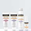 Neutrogena Clear Face Sunscreen Lotion for Acne-Prone Skin, Broad Spectrum SPF 50, Sunscreen for Face & Oily Skin, Oil-,Fragrance- & Oxybenzone-Free, Water Resistant, Matte, Unscented, 3 Fl Oz