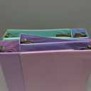 2inch 3Ring Binder with Pockets, Basic Binders 2'' Pastel Color Binders, Holds Letter Size 8.5'' x 11'', 450 Sheet Capacity, Bundle 6 Pack for Back to School (2 Inch)