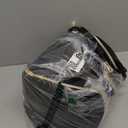 Large Makeup Bag, Portable Travel Makeup Bag Organizer for Women Girls with Makeup Brush Compartment & Two Side Pockets, Cosmetic Travel Bag Vertical Storage Toiletry Bag - Black