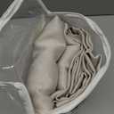 HPD Half Price Drapes - Faux Linen Curtains for Living Room (1 Panel) - 50W X 84L - Textured Room Darkening Curtains for Bedroom 84 Inches Long - Drapes for Home Decor, Birch