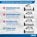 Auto Ventshade [AVS] in-Channel Rain Guards for 2019-2026 Chevrolet/GMC Silverado/Sierra 1500, 2020-2026 Silverado/Sierra 2500/3500, Crew CAB ONLY | Window Vent Visors, 4 pcs. - Smoke | 194805