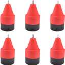 YLS Foam Arrow Tips Arrowhead Soft Sponge Arrow Heads Game Practice Broadheads Tips for Archery Combat Game CS Shooting Targeting
