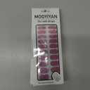 10 x Gloss Nail Strips|Uv Free|22 Pcs,Gel Nail Stickers|Long Lasting Two Weeks and Easy to Apply&Remove|Powder Blue Spot