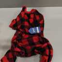 SCENEREAL Dog Pajamas for Large Sized Dogs - Soft Pet Sweater Clothes Pjs, Warm Comfy Puppy Coat Onesie Outfits for Small Medium Doggie Winter, Holiday Christmas Dog Costume Jammies (Red)