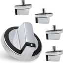 Upgraded W10316664 Control Knob 5 Pack Compatible with Whirlpool W10316664, WPW10316664, 1876613, AP6019356, PS11752662, EAP11752662, PD00023455