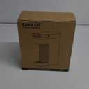 CHULUX Slim Single Serve Coffee Maker for K Cup, Mini Travel One Cup Coffee Machine for Home, Desk, Kitchen and Bedroom, Fits Travel Mug, Black