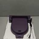 Bella Flip-n-Store Waffle Maker, EverGood Ceramic Nonstick Coating, Fits-anywhere Kitchenware, Power Indicator Light & Touch Handle, 7 Wide & 1" Deep Plates, 1000 Watt, Plum