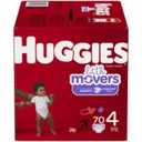 Huggies Size 4 Diapers, Little Movers Baby Diapers, Size 4 (22-37 lbs), 70 pcs