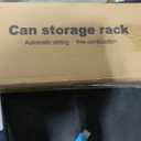 STORICANS Can Organizer For Pantry, Adjustable Height And Width Canned Goods Organizer, Soup Can Rollers Organizer Holds Up to 48 Cans for Kitchen Cabinet or Refrigerator (CLear 4 Tier)