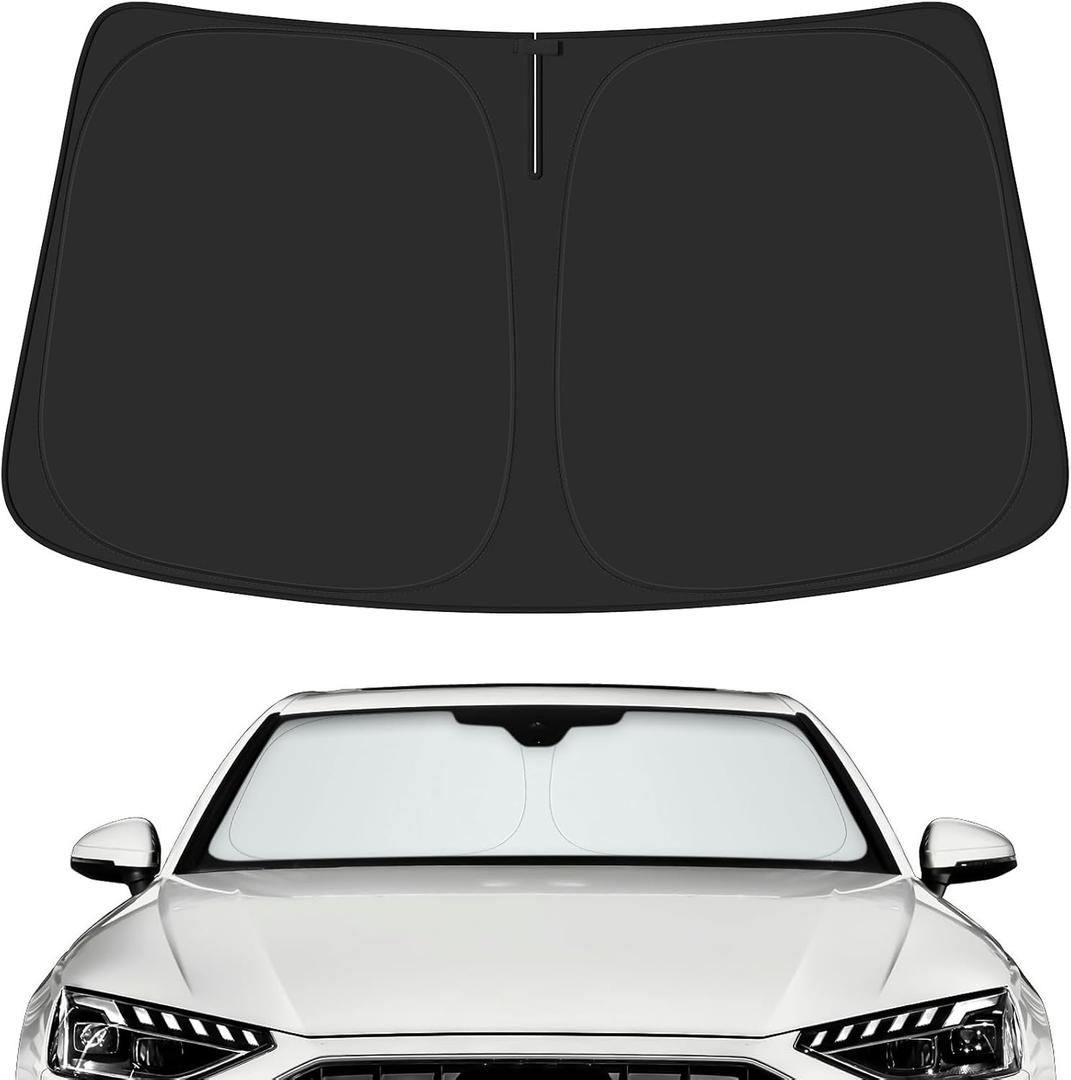 Car Windshield Sun Shade for Audi 2018-2026 A4 A5 & S5 RS5 Accessories (OEM Design) Reflective Foldable Heat Insulation Sunshade for Ultimate Protection