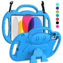 SUPLIK Kids Case for New iPad 11th Gen (A16) 11inch 2025 & 10th Generation 10.9" 2022 & Air 11" 2025/2024 & Air 5th/4th Gen & Pro 11, Durable Shockproof Cover with Shoulder Strap Handle Stand, Blue