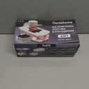 Ourokhome Vegetable Mandolin Slicer, Hand Safe Kitchen Food Shredder with 6 Mandoline Blades, Veggie Waffle Cutter for Potato, Carrot, Zucchini, Onion, Essential Kitchen Gadgets (6 in 1, White)