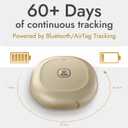 Molly&Cody GPS + Bluetooth Pet Tracker for Cats & Dogs RealTime Tracking, Virtual Fence, IP67 Waterproof, Health Monitoring, iOS/Android Subscription Required (White)