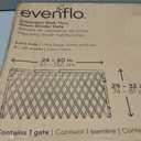 Evenflo Expansion Walk-Thru Room Divider Baby Gate (Natural Wood)
