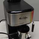Mr. Coffee 2191914 4-Shot Steam Espresso Machine, Cappuccino Maker, & Latte