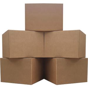 uBoxes Extra Large (Pack of 5) 23" x 23" x 16" Standard Corrugated Moving Box, Brown Corrugated