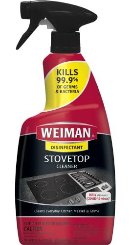 Weiman Ceramic & Glass stove top Cleaner & Polish - 22 Fluid Oz - Daily Cleaner - Shines & Protects Glass & Ceramic Smooth Top Ranges - Gentle Formula