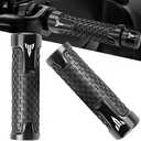 Universale Handlebar Grips 22mm 7/8" for MT-01 MT-03 MT-07 MT-09 MT-10 MT-125 FZ01 FZ03 FZ07 FZ09 FZ10 2000-2024 (Black)