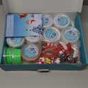 20 Pack Modeling Clay DIY Snowman Kit,Air Dry Clay Snowman Crafts for Kids,Christmas Stocking Stuffers for Kids,Christmas Crafts Xmas Gift