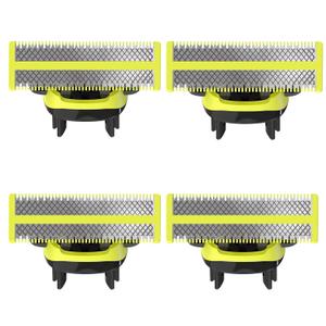 4-Pack replacement blades, compatible with Norelco One blades Suitable Spare Blades QP210/80 QP2515 QP2520 QP2630 QP2834 QP6510/31