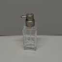 iDesign Casilla Modern Glass Pump Liquid Foam Hand Soap Dispenser for Kitchen, Bathroom, Sink, Vanity, Holds 14 oz, Clear