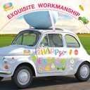 Ferraycle 23 Pcs Happy Easter Garage Door Magnets Large Easter Garage Door Decorations Holiday Magnetic Stickers Spring Bunny Garages Magnets Spring Egg Gnome Decals for Car Refrigerator Decor