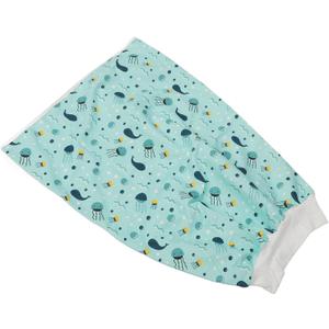 Washable Diaper Skirt, Cotton Fabric Wearable Incontinence Pad No Leakage Breathable for Nap or Night Sleeping for Adults (L)