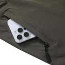 Men's Lightweight Hiking Pants Quick-Dry Waterproof Outdoor Cargo Pants with Stretchable Waist (Gray, XXL)