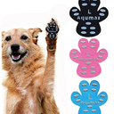 Aqumax Dog Paw Protector Gripper Traction Pads,Dog Paw Covers,Foot Stickers in Summer Hot/Winter Cold Pavement,Dog Shoes Booties Socks Replacement,12 Sets (48 pcs) XXL Black