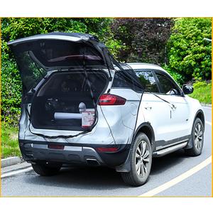 Car Tailgate Door Magnetic Screen Mesh for SUV Trunk, Camping Net Screens for Car Tent, Closed with Double-Ended Zipper, Protection B-u-g-s and UV Net, Breathable Mesh Cover (Extra Large)