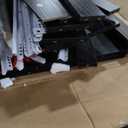 Black Tall 7 Drawer Dresser for Bedroom, Modern Wood Closet Dressers & Chests of Drawers with Jewelry Storage, 23.6" L*15.8" W*47.5" H in Large Vertical Dresser for Bedroom, Living Room, Nursery