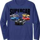 The best Supercar racing fan on the planet. Long Sleeve T-Shirt L