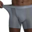 Men's Boxer Breifs Underwear, Mesh Breathable Underwear, Moisture Wicking Boxers (M)