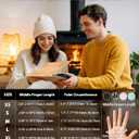 2 x Pixel Panda Winter Gloves for Men Women Warm Touchscreen Gloves for Cold Weather for Cycling, Driving, Running, Hiking, Work (Medium, BasicAnti-wear+TouchBlack)