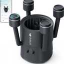 F10 Robotic Surface Skimmer, Pool Cleaner with Powerful Suction, Dual Motor, 5L Filter, Dual Cleaning Modes, Smart App Control, One-Tap Docking, LED, AI Navigation, for Pools up to 538 Sq.Ft. (Black)