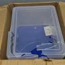 Bankers Box Heavy Duty Plastic File Box with Hanging Rails, Letter/Legal, 1 Pack (0086205)